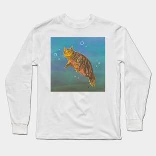 Harbor Seal Tabby Cat Long Sleeve T-Shirt